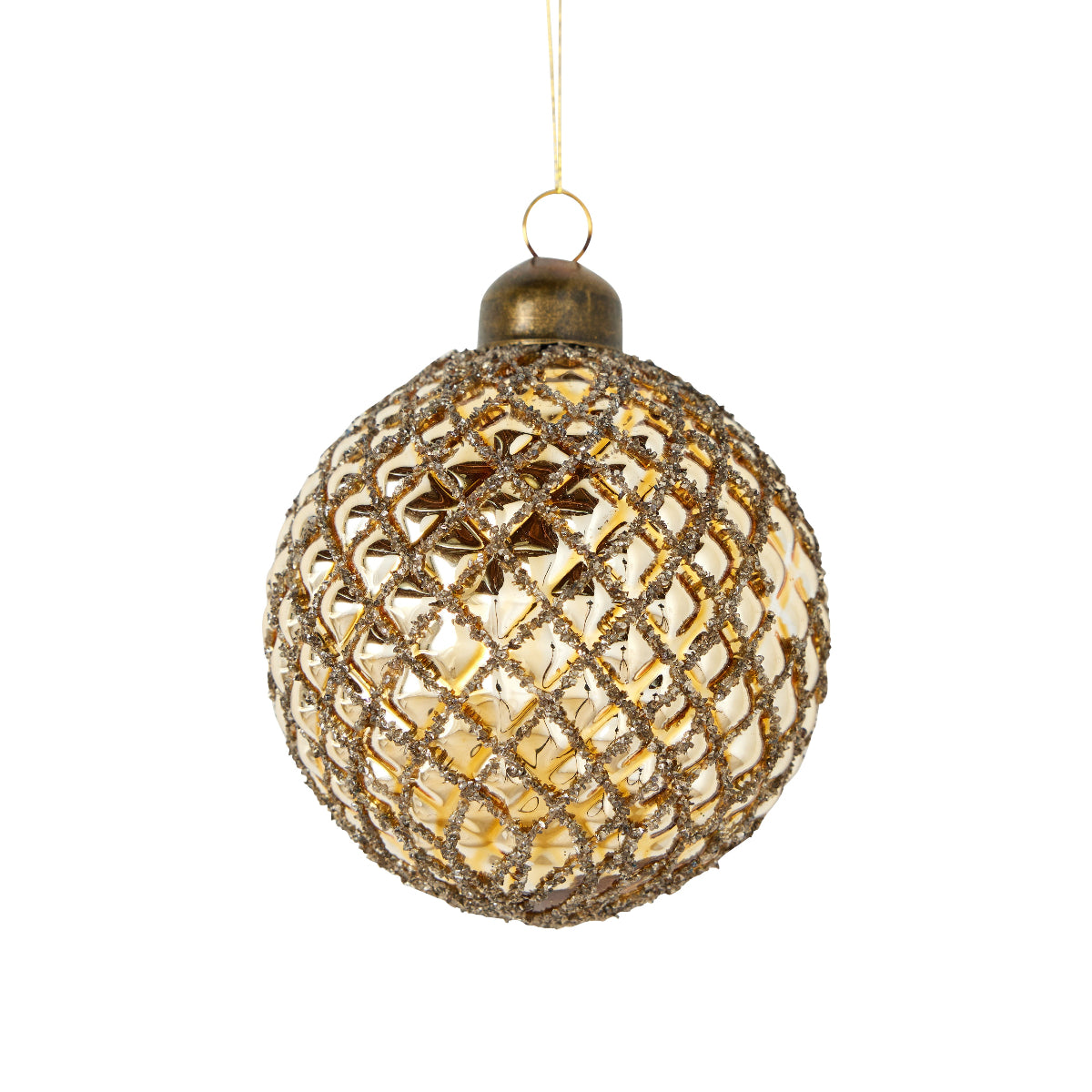 Golden Trellis Ornament- Caitlin Wilson Design