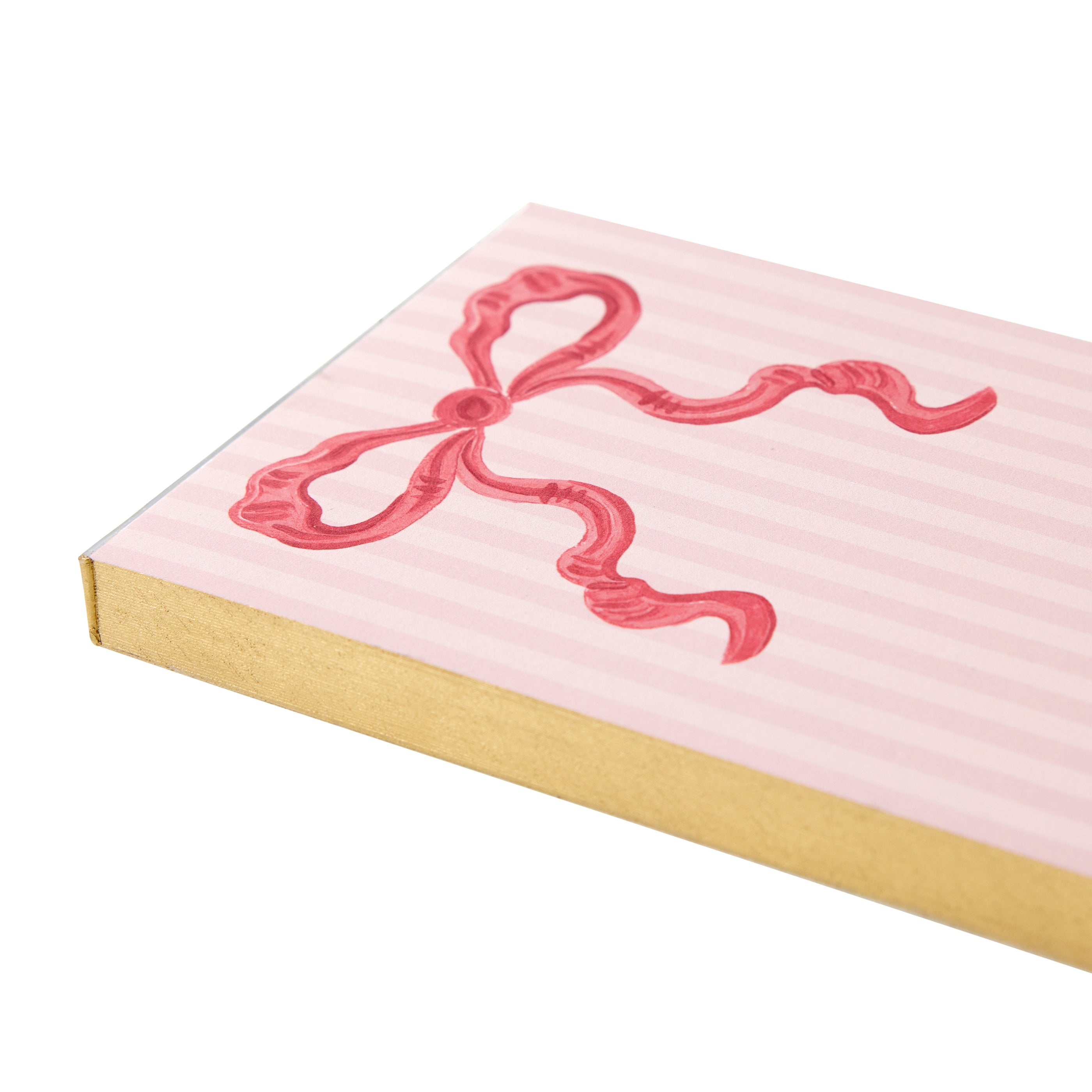 Cinnamon Candy Stripe Skinny Notepad - Caitlin Wilson Design