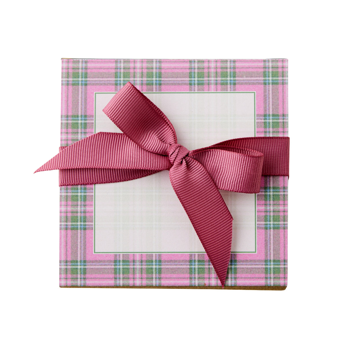 Primrose Plaid Luxe Notepad Large - Caitlin Wilson Design