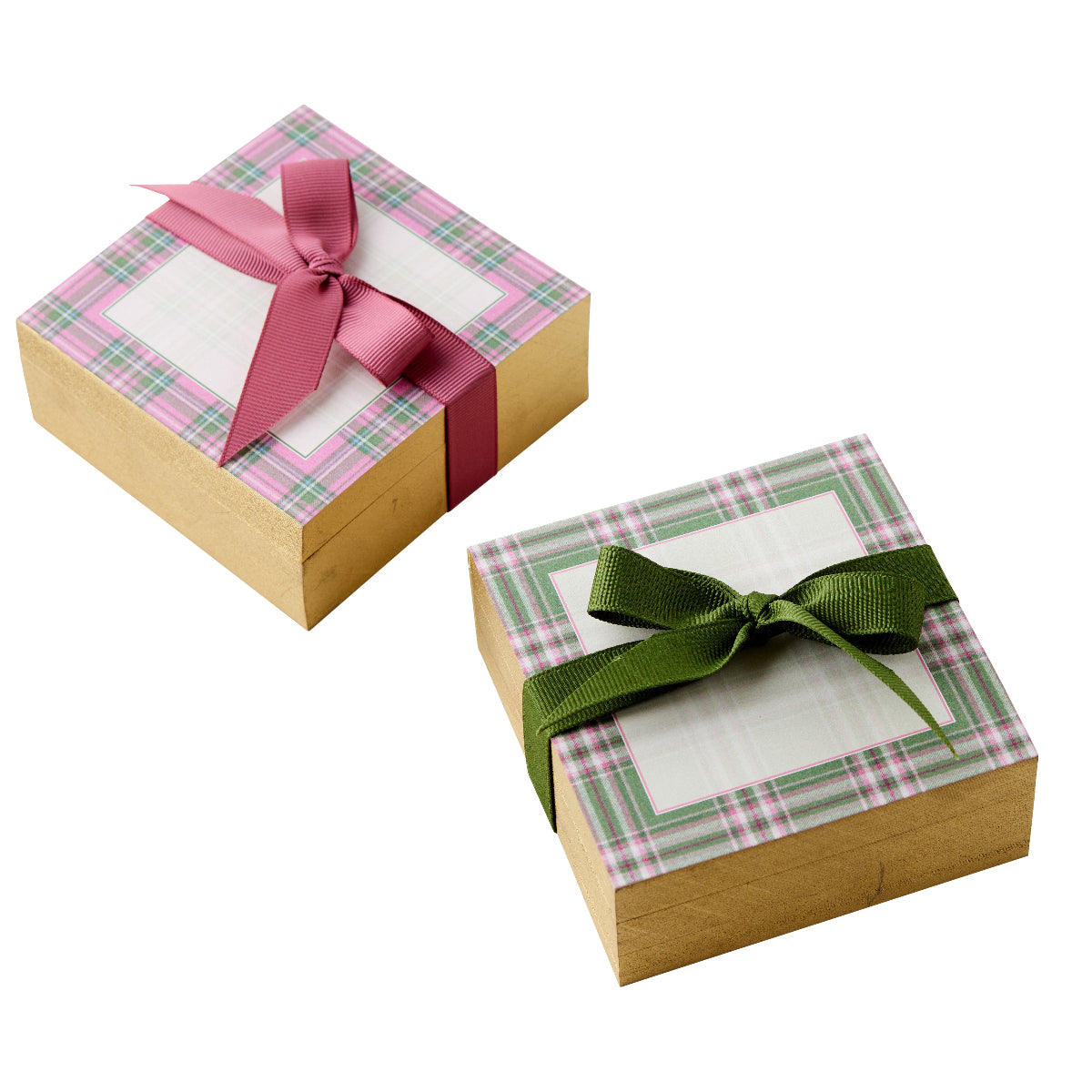 Ivy Plaid Luxe Notepad Large - Caitlin Wilson Design