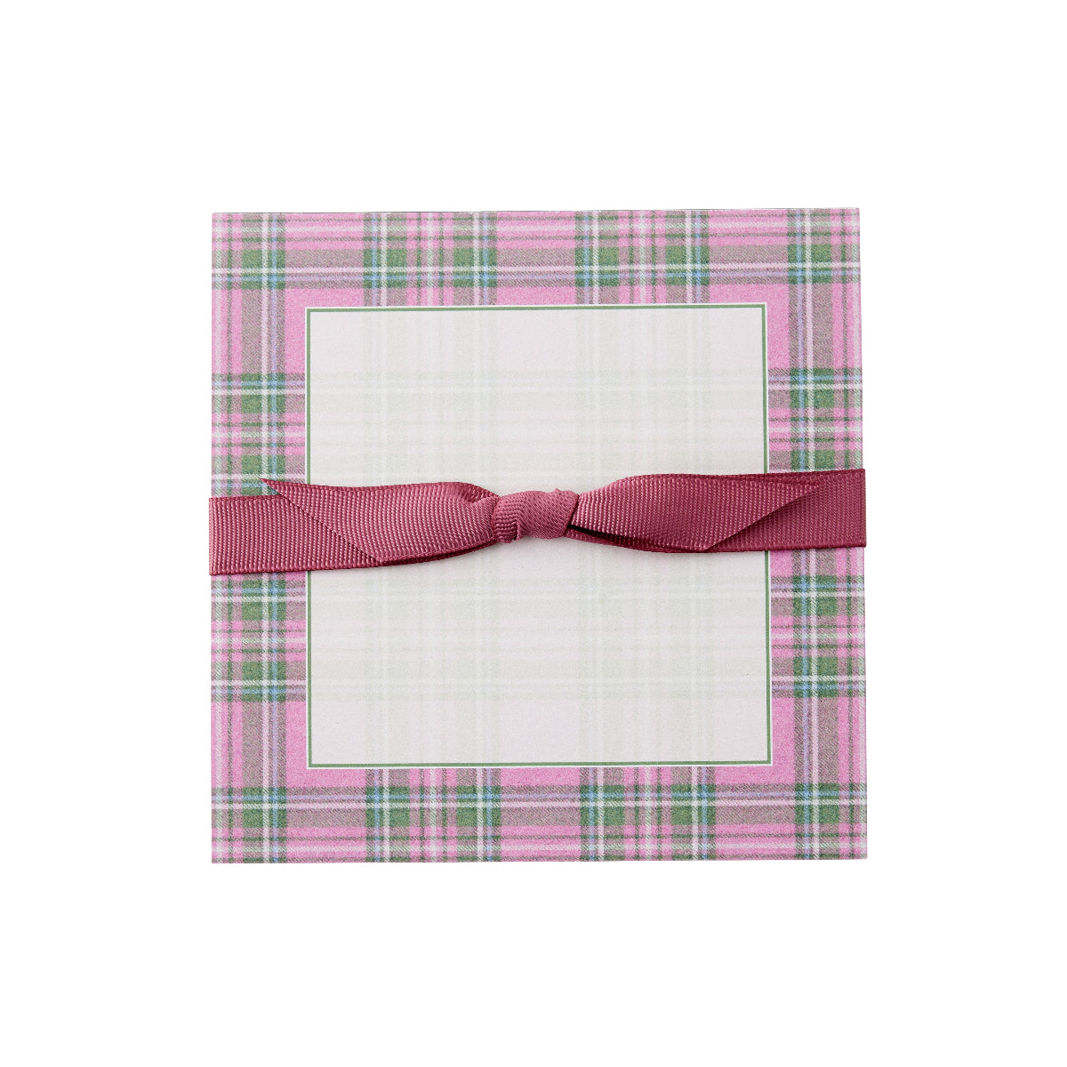 Primrose Plaid Luxe Notepad Mini - Caitlin Wilson Design