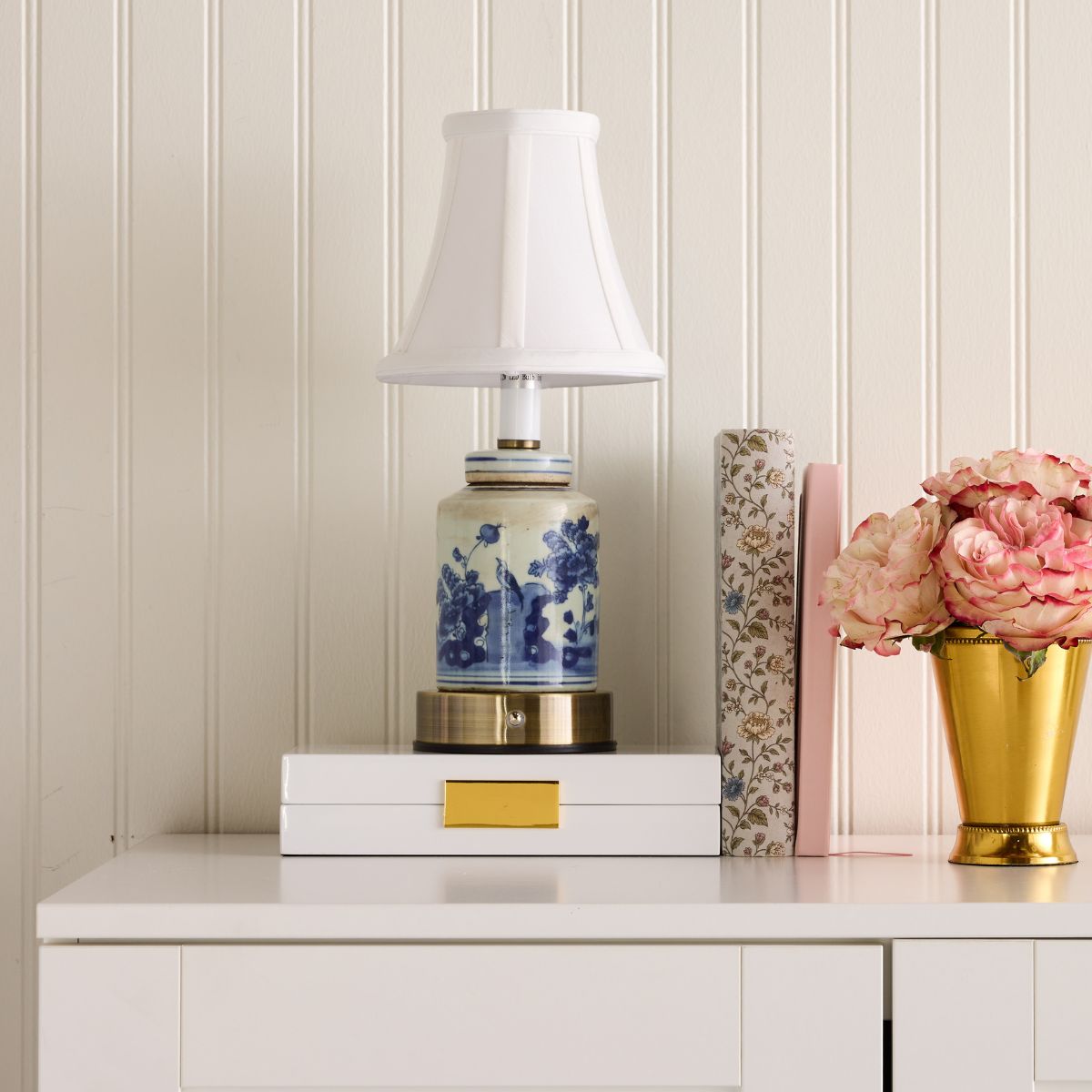 Blossom Petite Chinoiserie Rechargeable Lamp - Caitlin Wilson Design