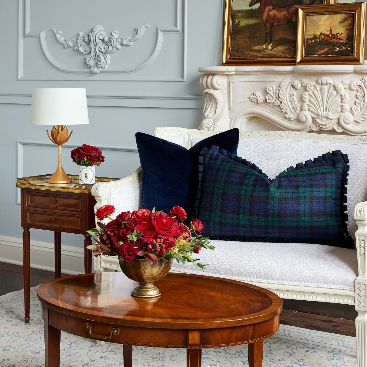 Blackwatch Box Pleat Pillow Cover