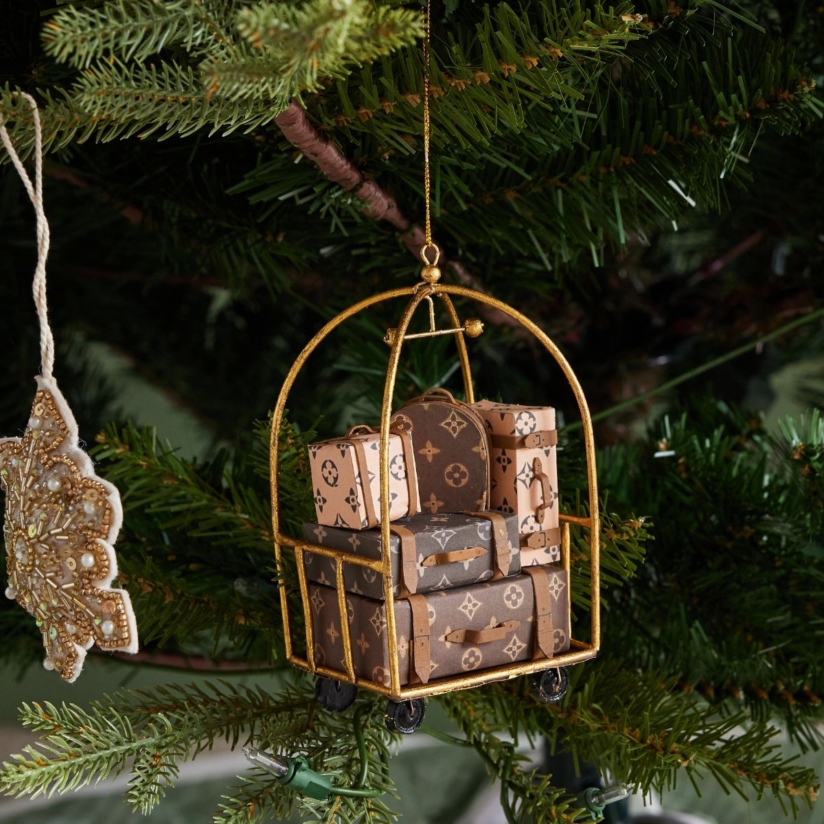 Luxe Luggage Ornament - Caitlin Wilson Design