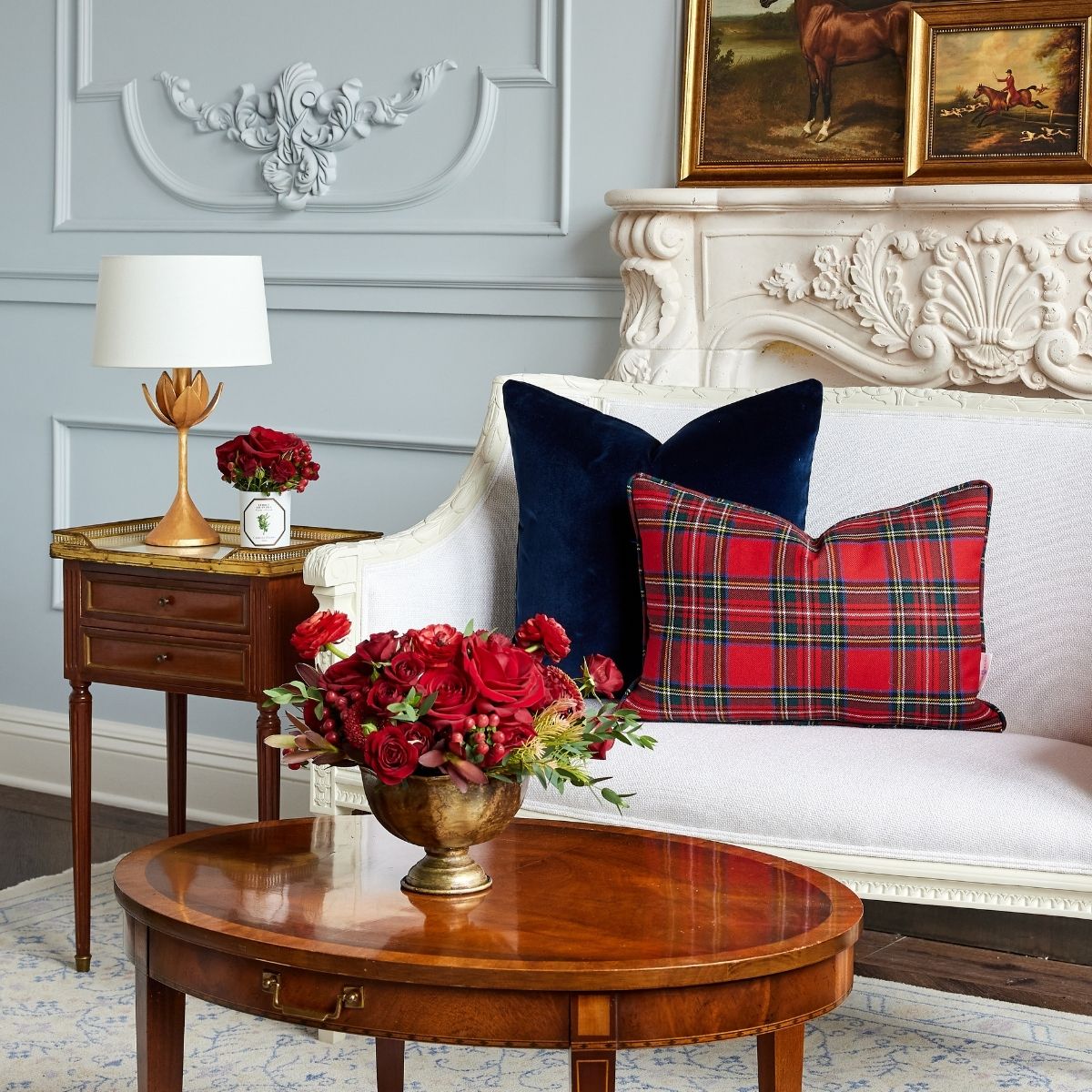 Stewart Plaid Pillow Cover