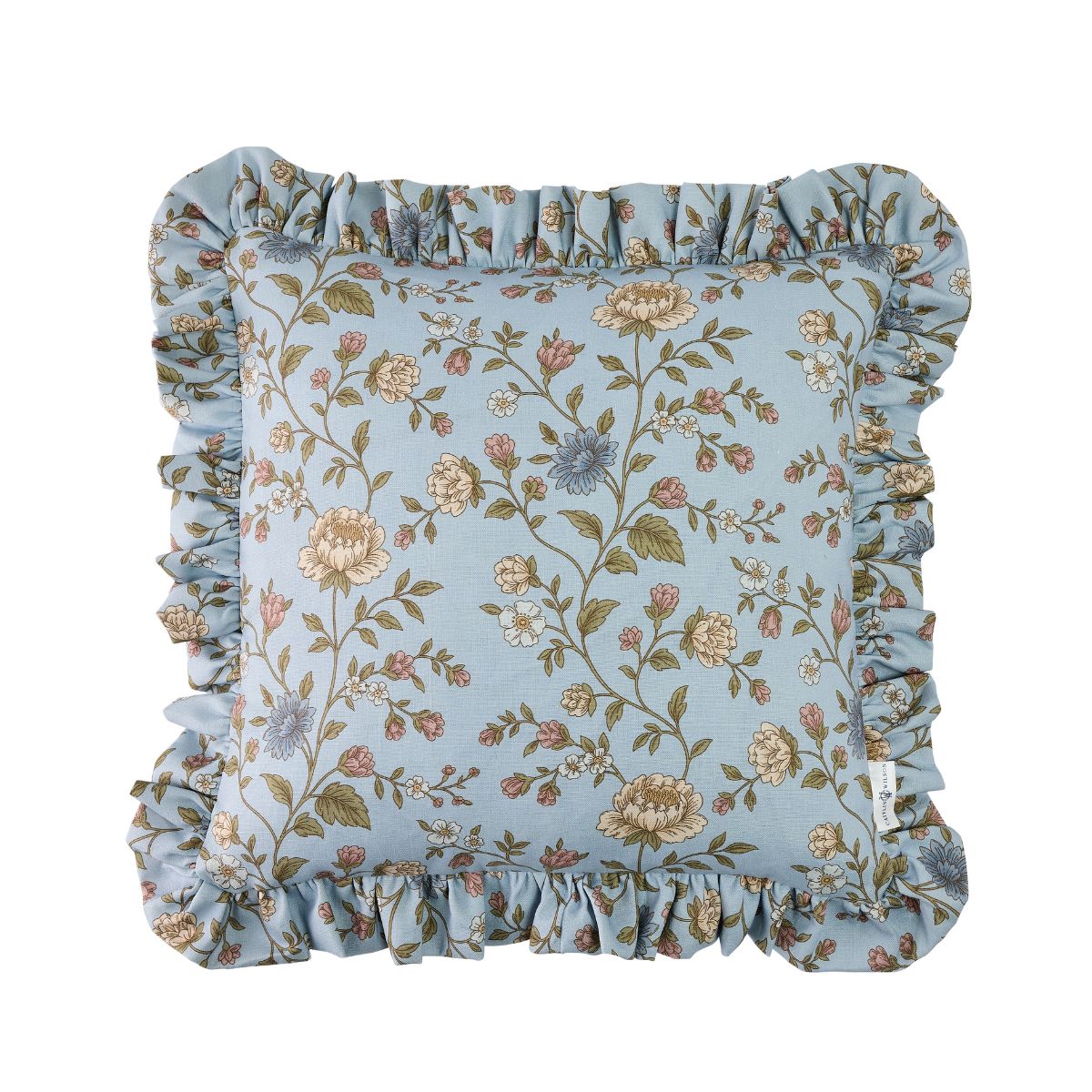 Grace's Garden Ruffle Pillow - Caitlin Wilson Design