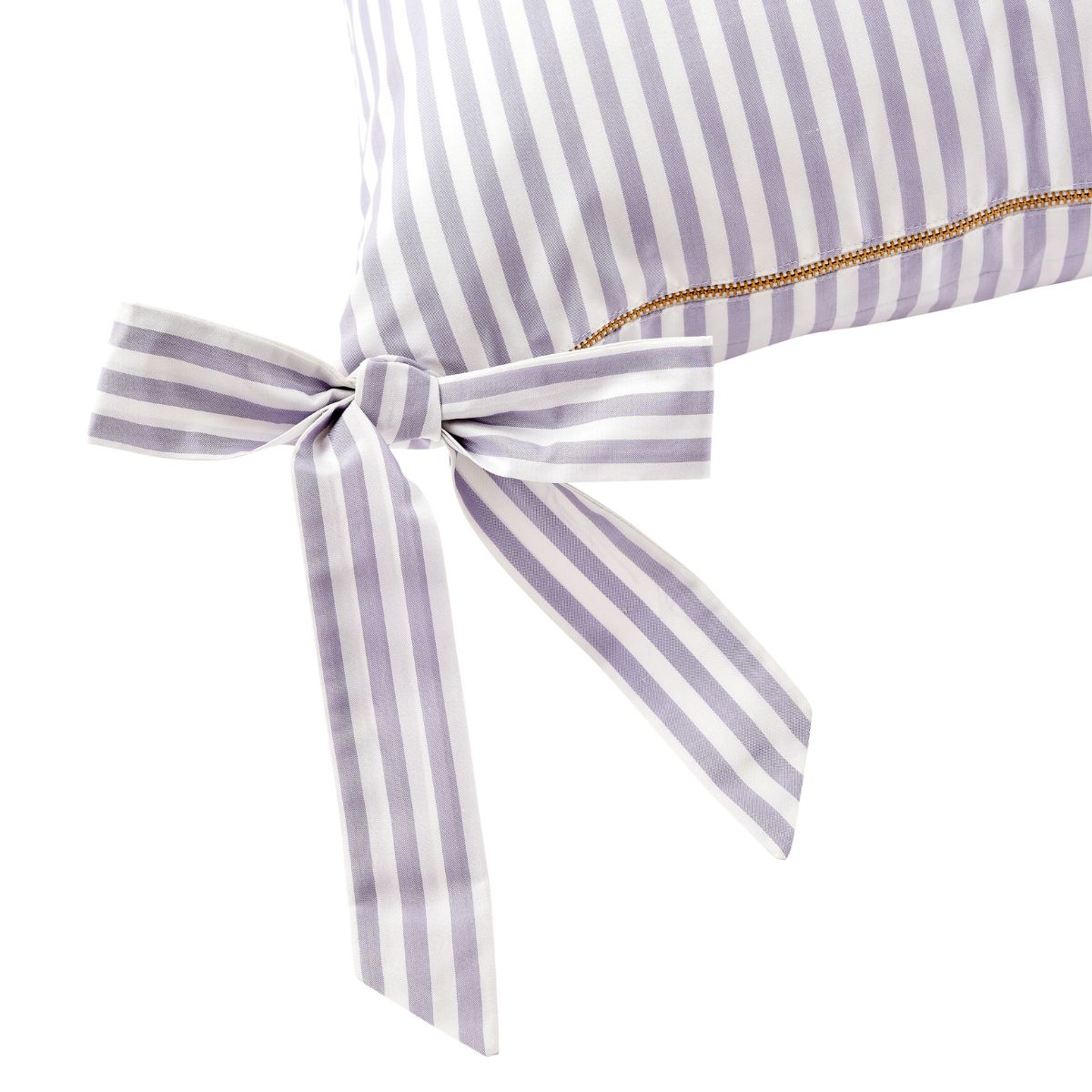 Noelle Bow Pillow in Lilac