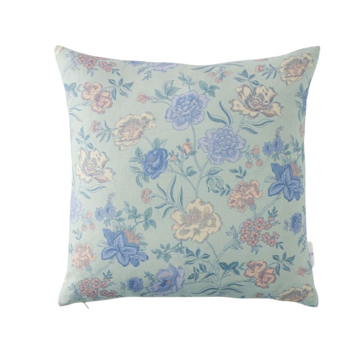 Sage Garden Toile Pillow