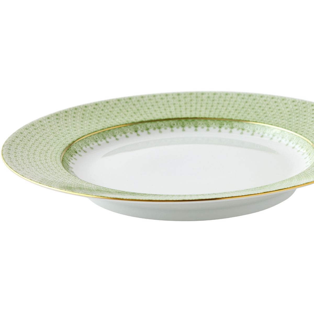 Tea Green Lace 5 Piece Place Setting