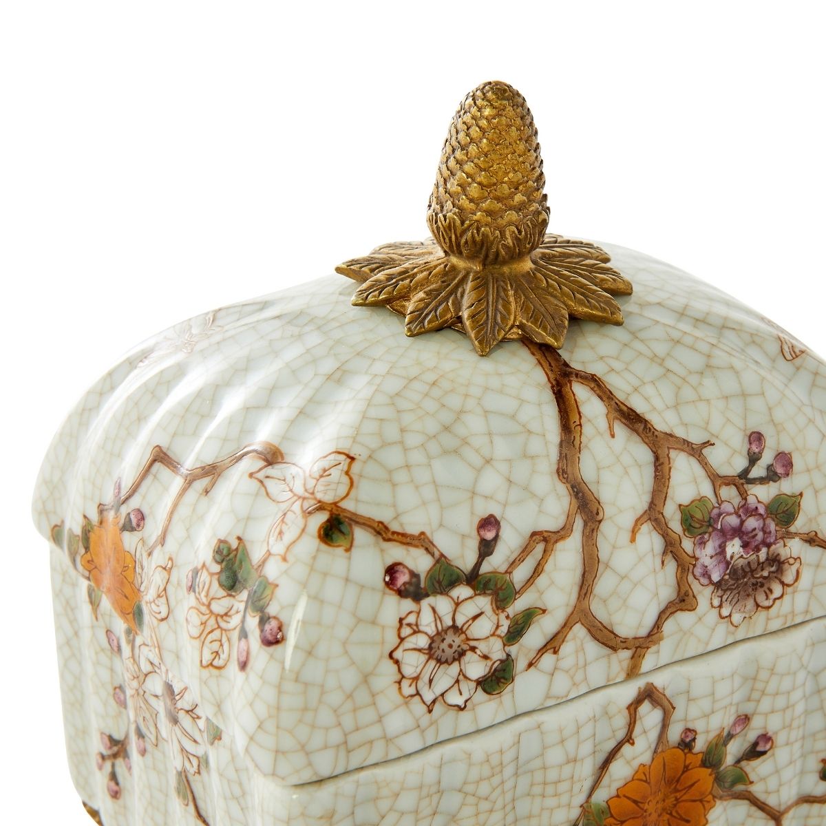 Chinoiserie Small Box in Cafe