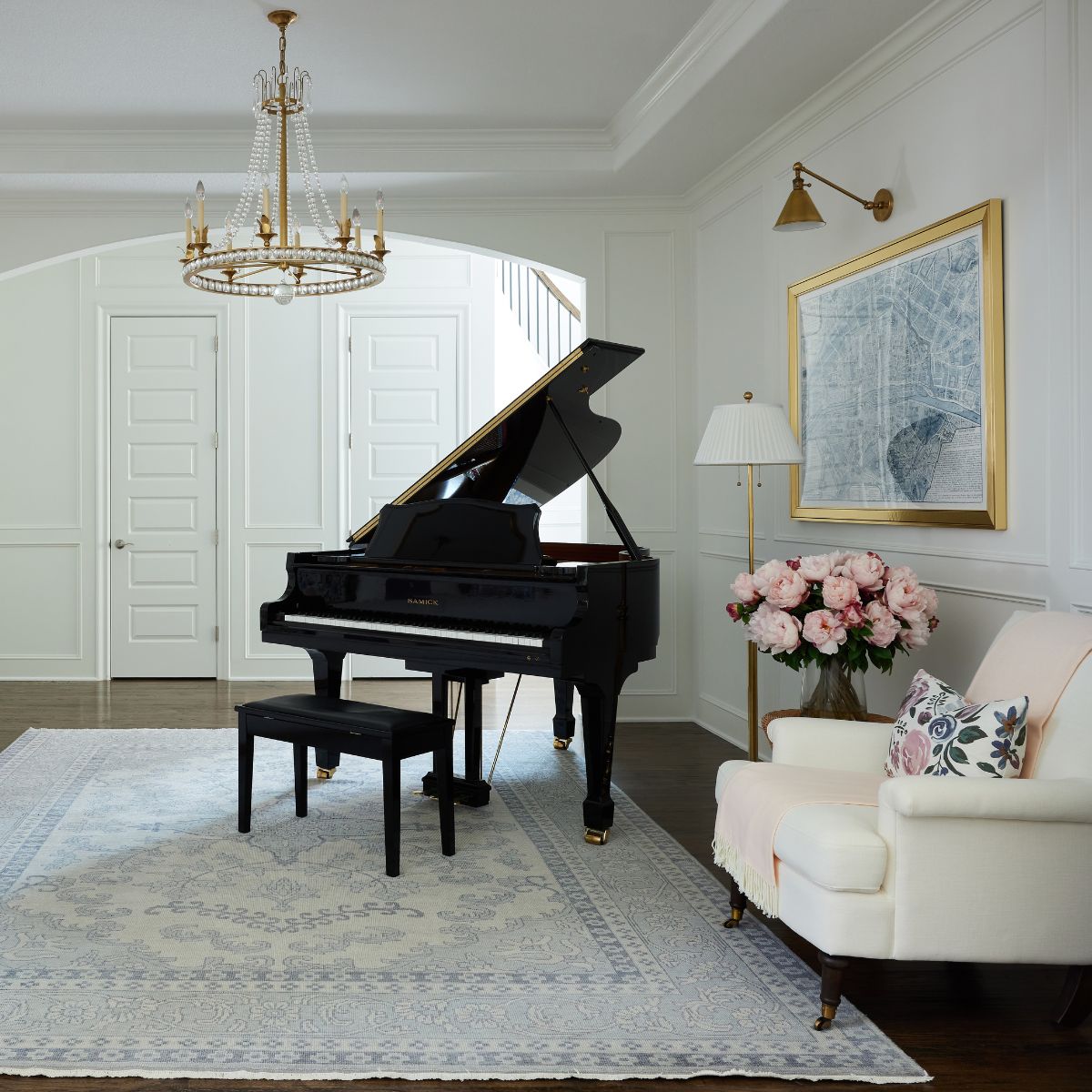 Overseas Adjustable Club Floor Lamp