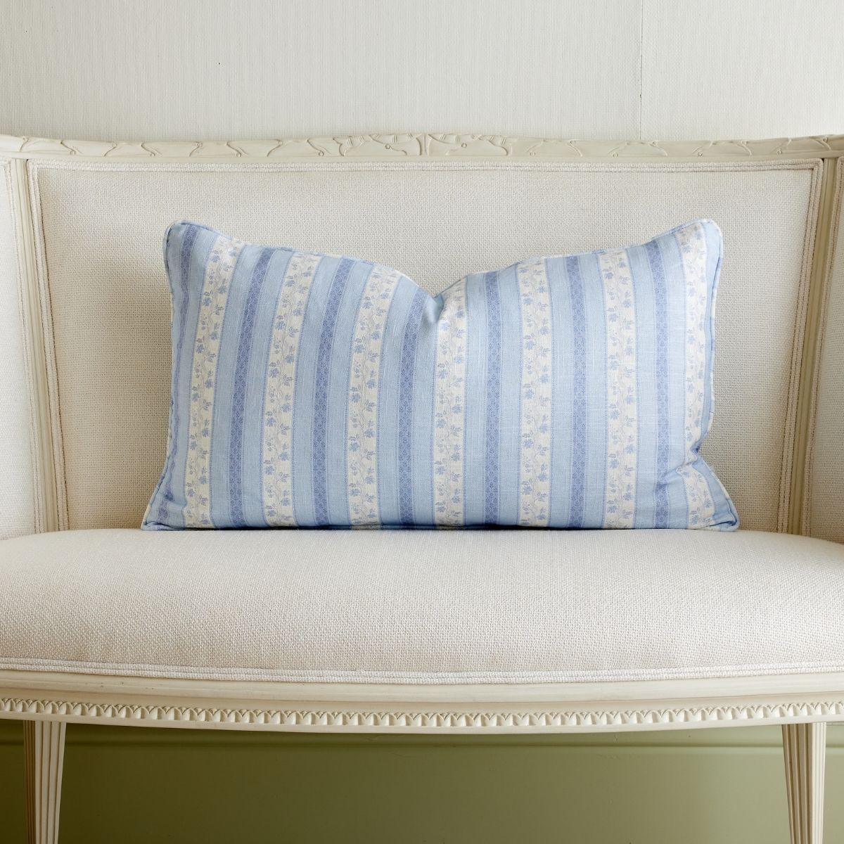 Isabelle in Blue Pillow Cover