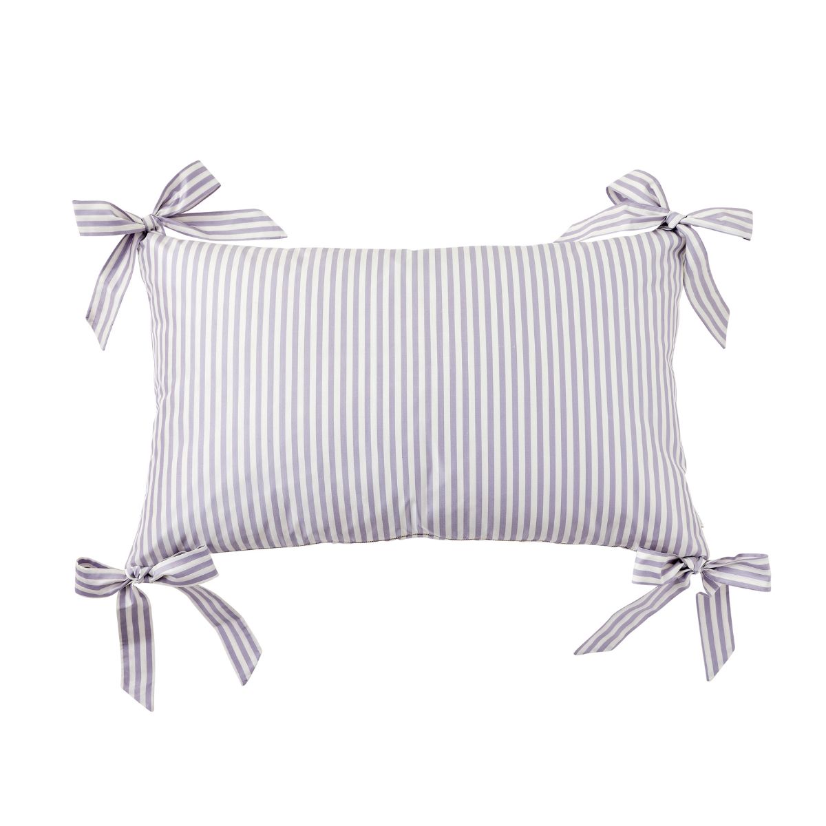Noelle Bow Pillow in Lilac