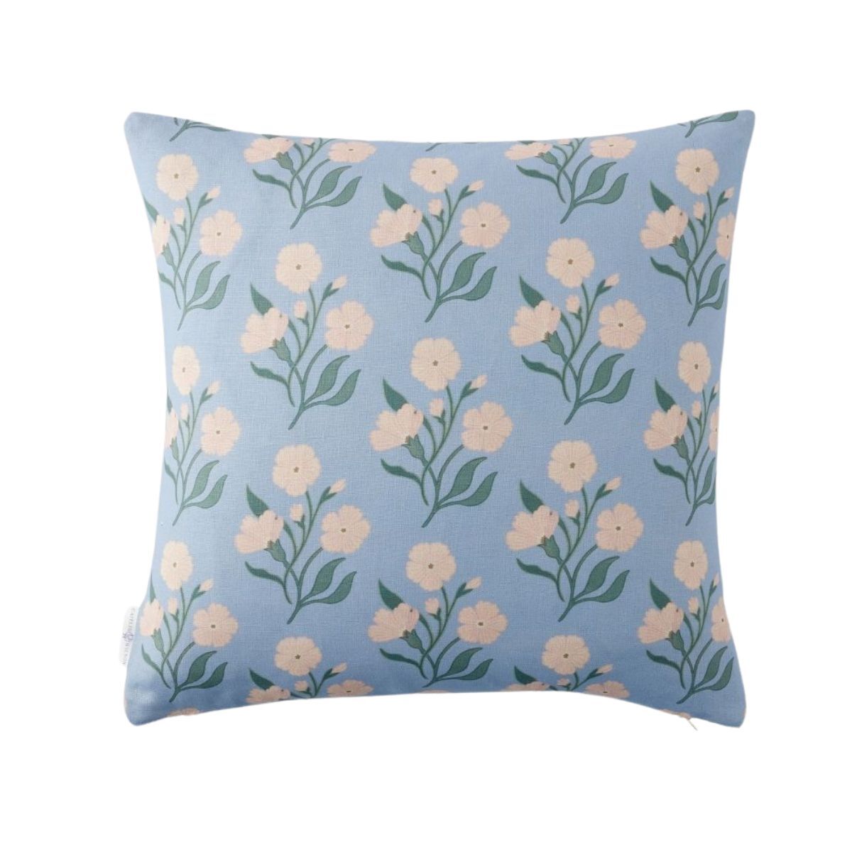 Blush Petal Print Pillow