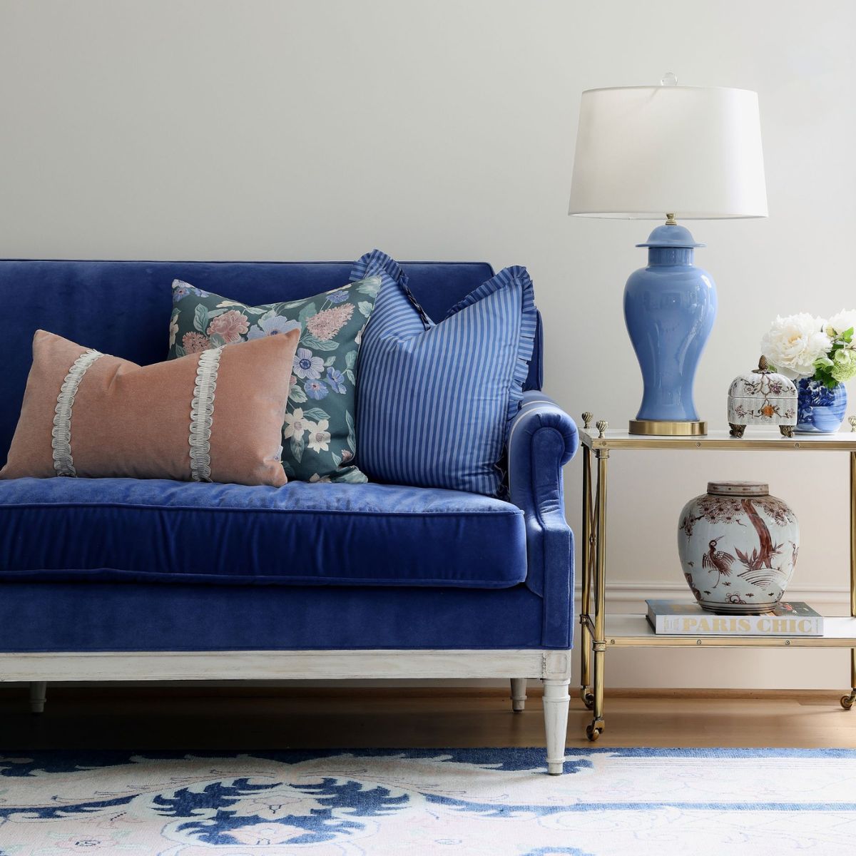 Pine Crane Melon Jar in Cocoa