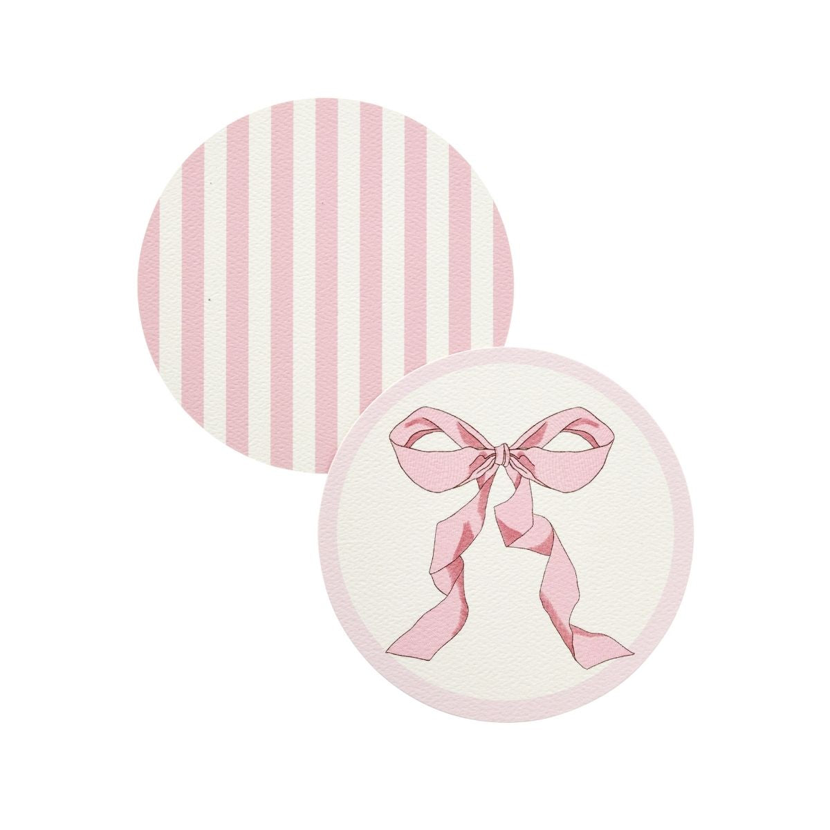 Pink Bow Coasters