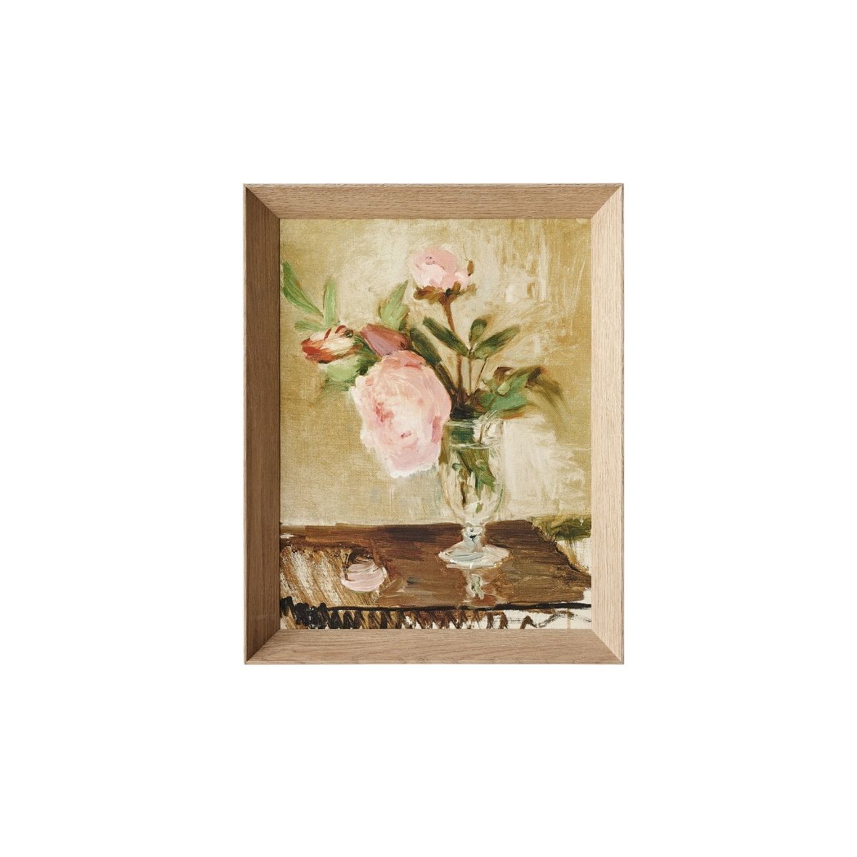 Peonies Blossoming Painting