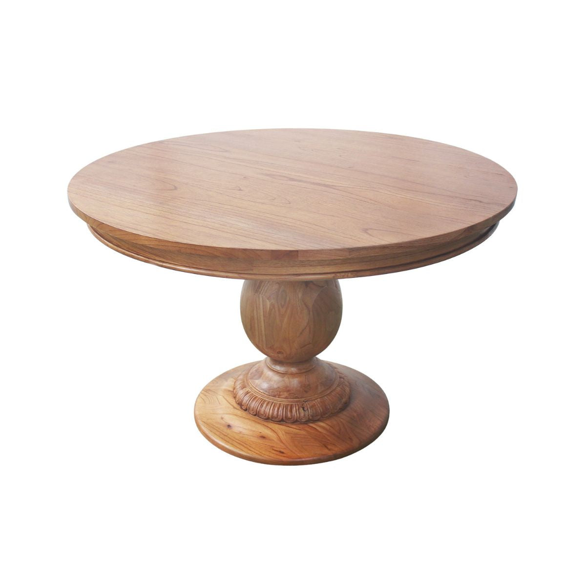 48" Belclaire Pedestal Table (Golden Oak) - Caitlin Wilson Design