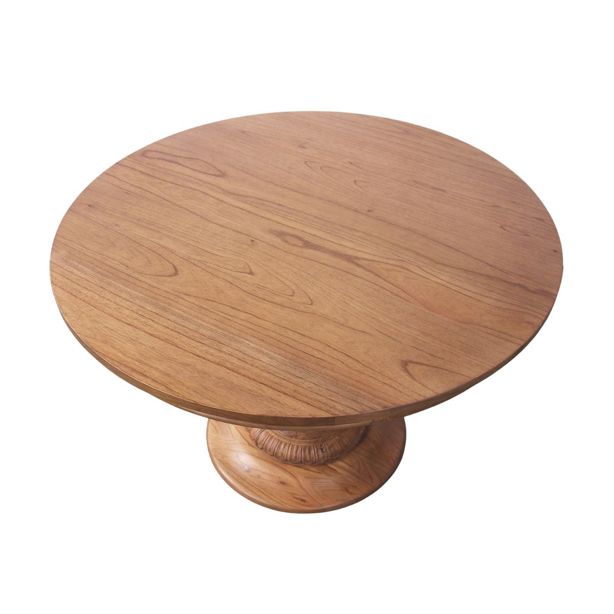 48" Belclaire Pedestal Table (Golden Oak) - Caitlin Wilson Design