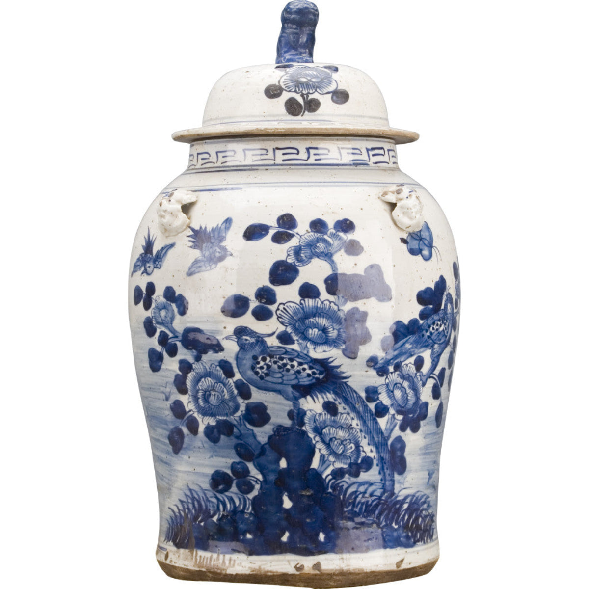 Heritage Blue Aviary Ginger Jar - Caitlin Wilson Design