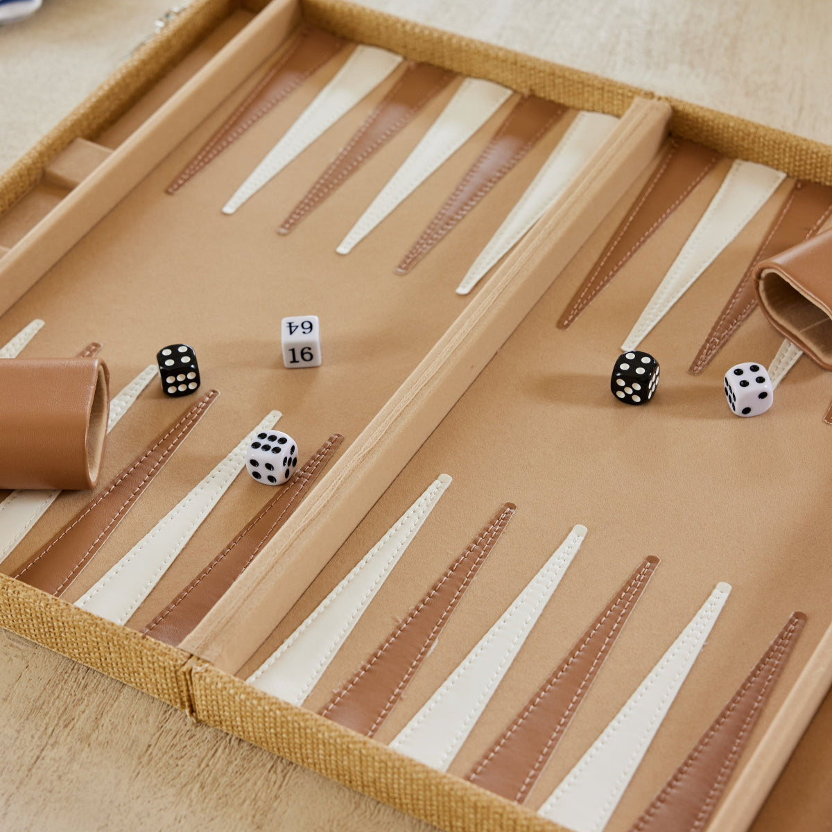 Grasscloth Backgammon Board - Caitlin Wilson Designs