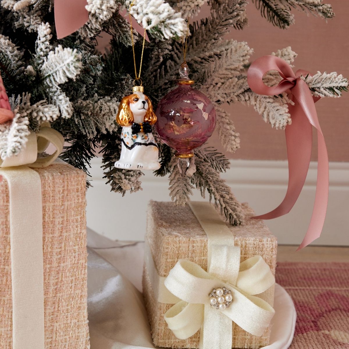 Sophisticated Spaniel Ornament - Caitlin Wilson Design