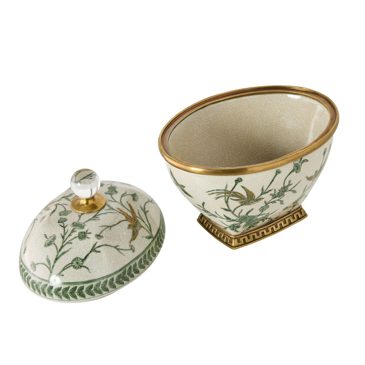 Verdant Flight Porcelain Lidded Box - Caitlin Wilson Design