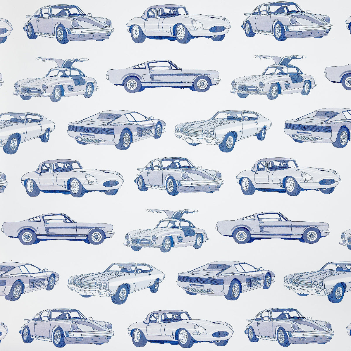 Grand Prix Wallpaper Swatch - Caitlin Wilson Designs