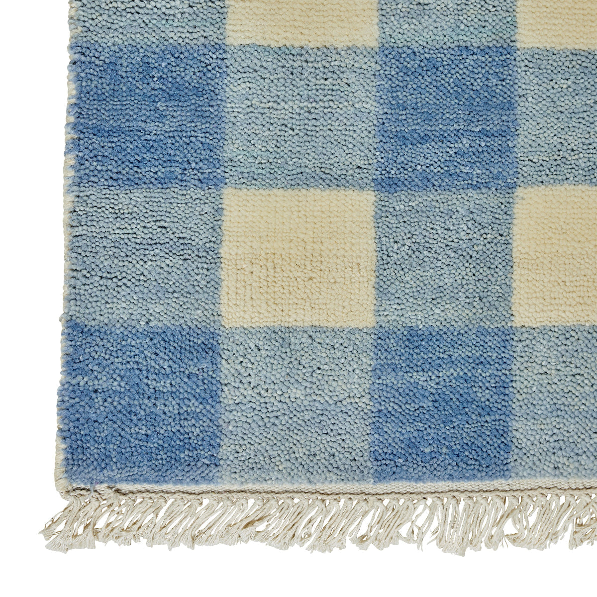 Summer Rug in French Blue Sample - Caitlin Wilson Designs