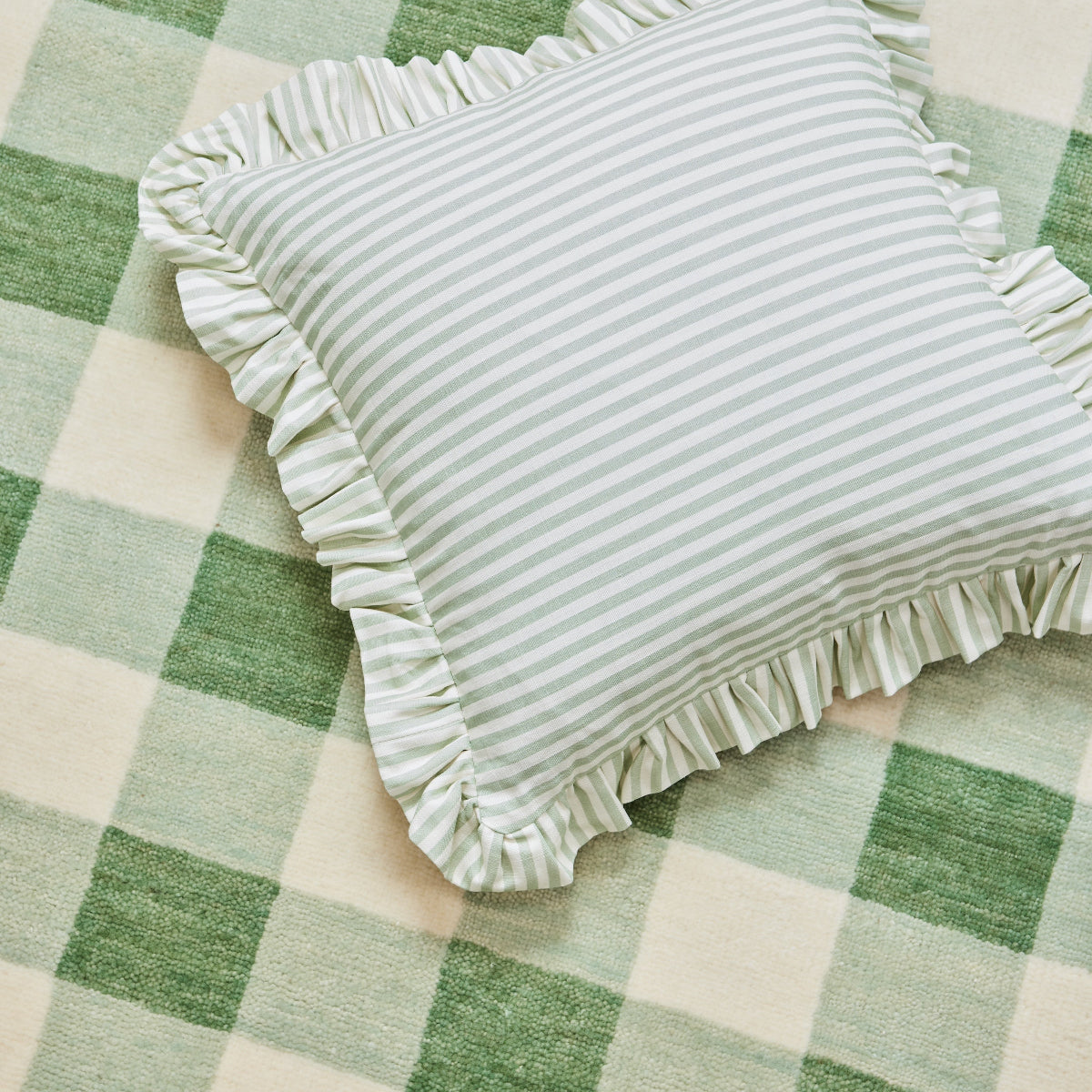 Summer Rug in Augusta Green - Caitlin Wilson Designs