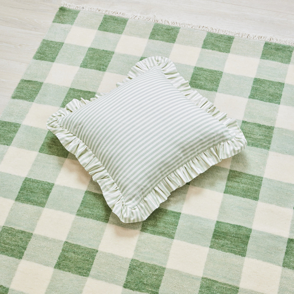 Summer Rug in Augusta Green - Caitlin Wilson Designs