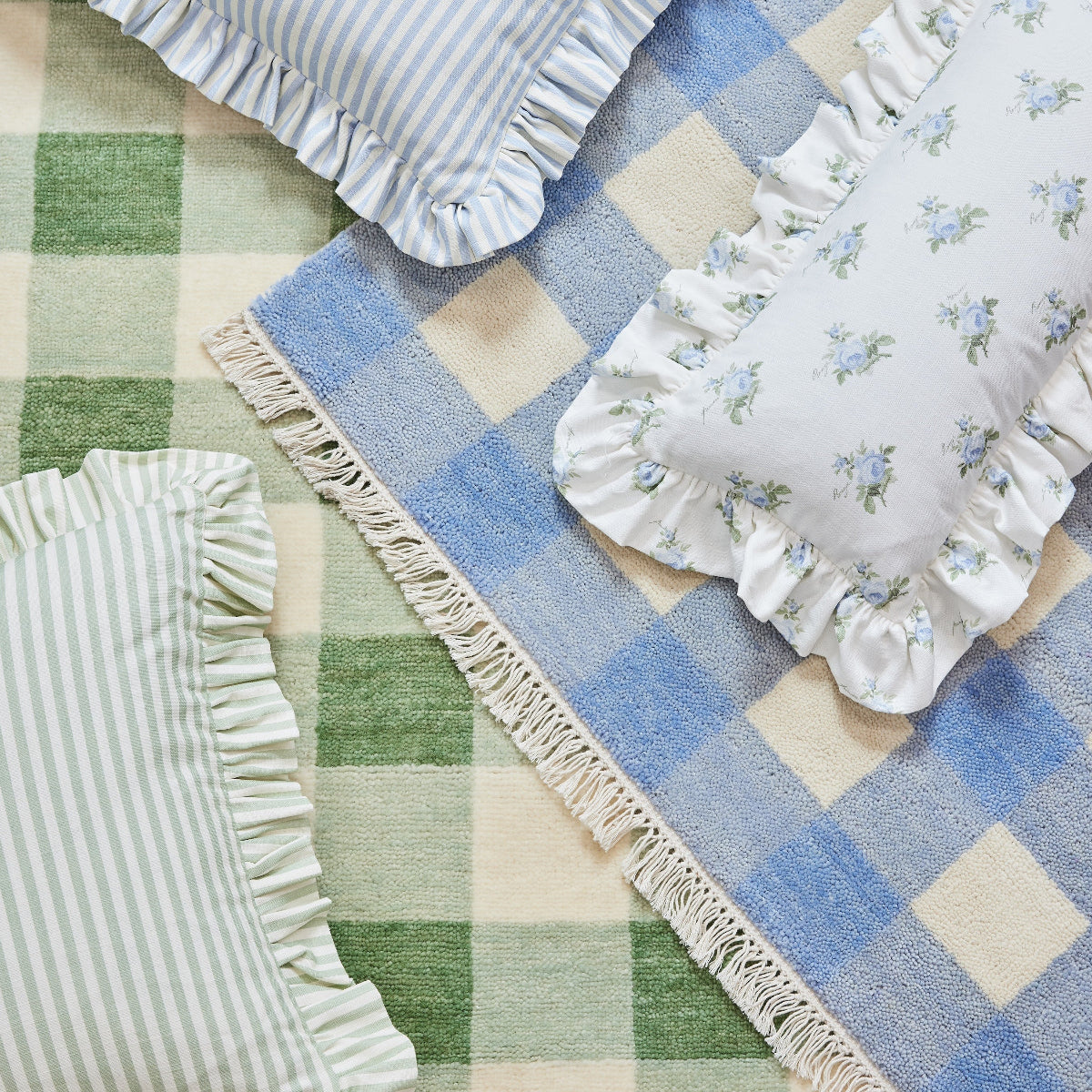 Summer Rug in French Blue - Caitlin Wilson Designs
