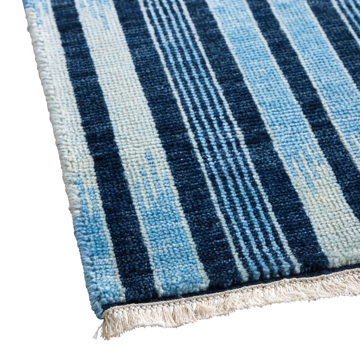 Dylan Rug in Ikat Blue - Caitlin Wilson Designs