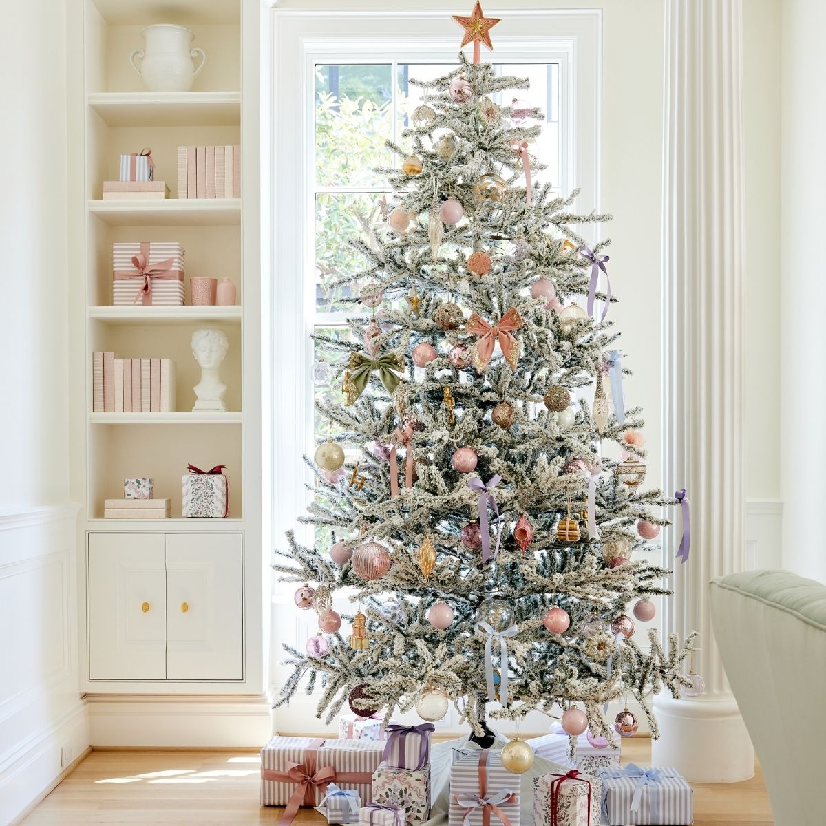 Gilded Armchair Ornament in White - Caitlin Wilson Design