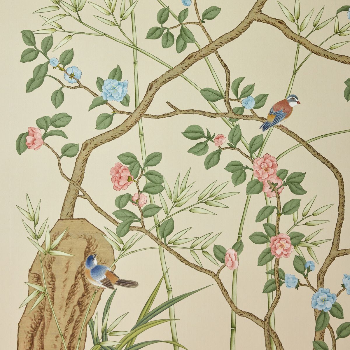 Avondale in Linen Mural - Caitlin Wilson Design