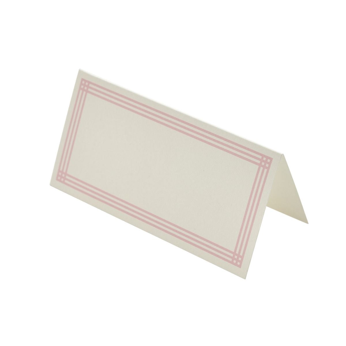 Pink Border Placecards