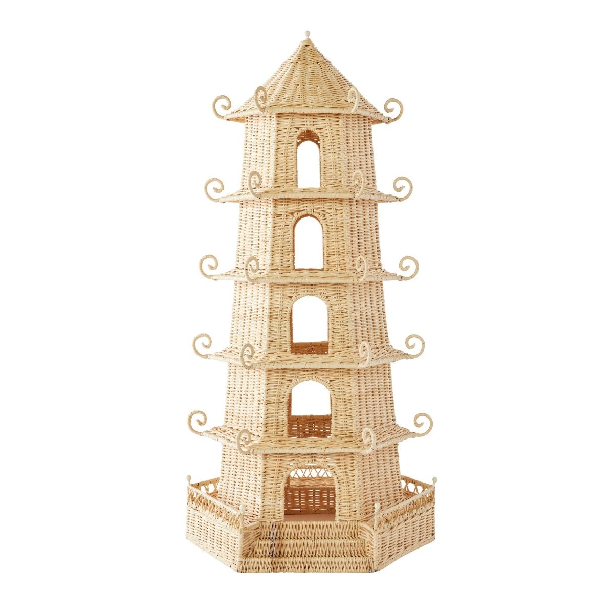 Tall Wicker Pagoda