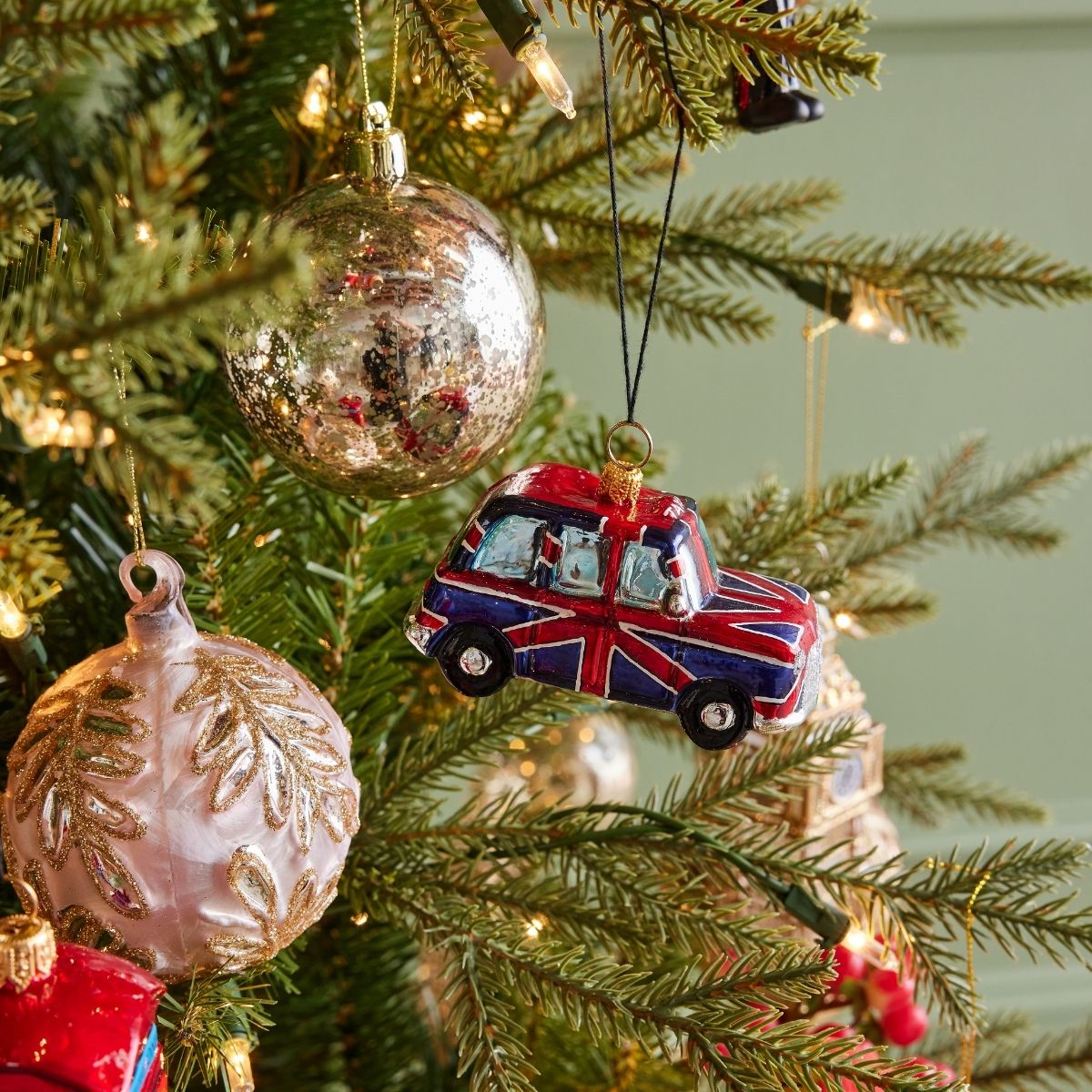 British Taxi Service Ornament - Caitlin Wilson Design