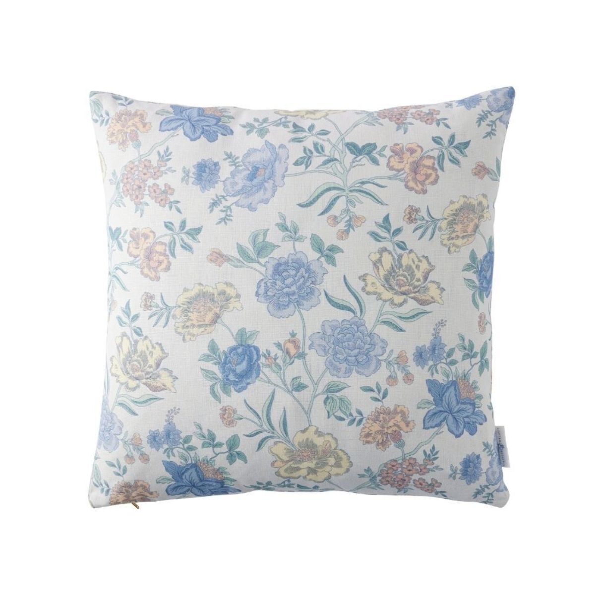 Sky Blue Garden Toile Pillow