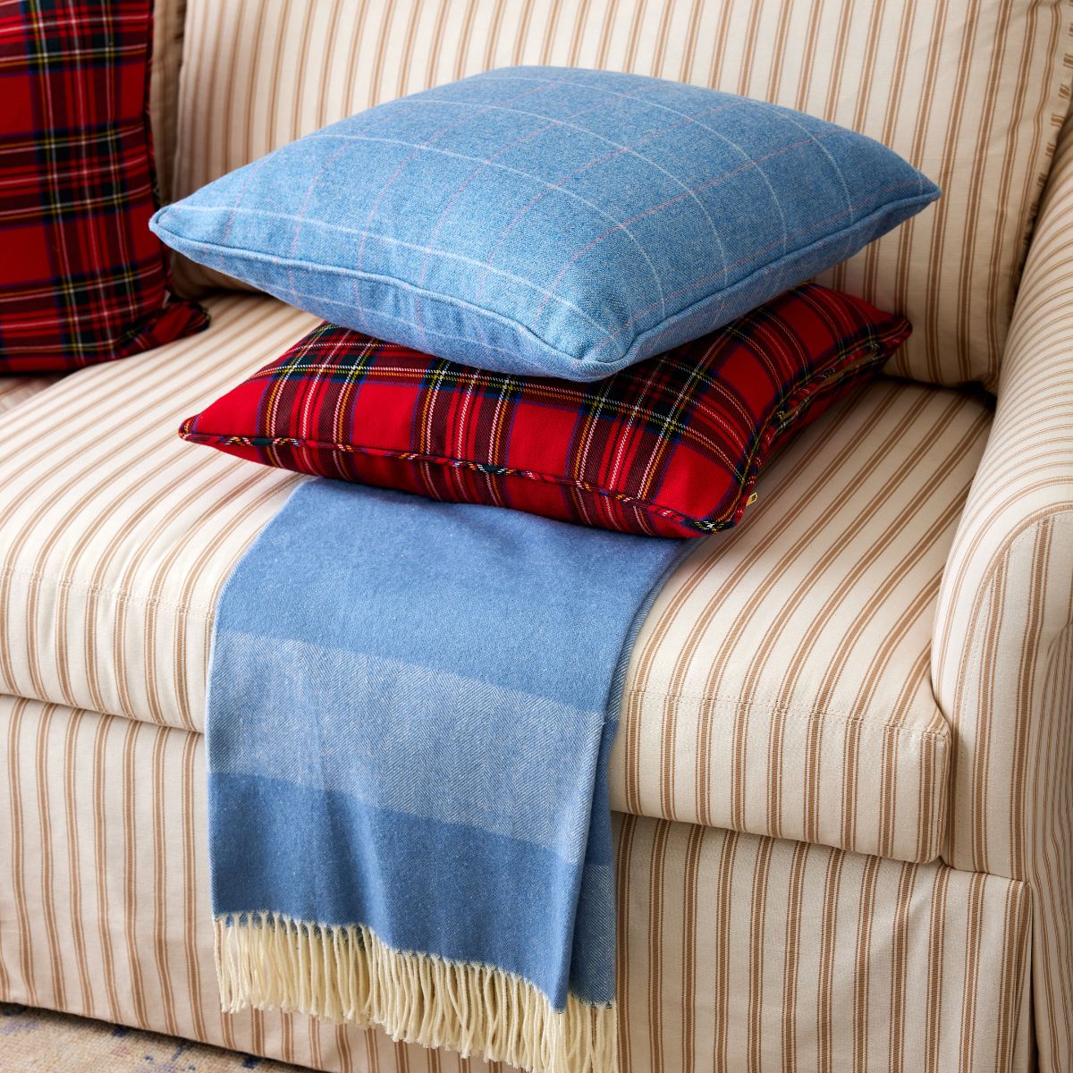 Stewart Plaid Pillow Cover