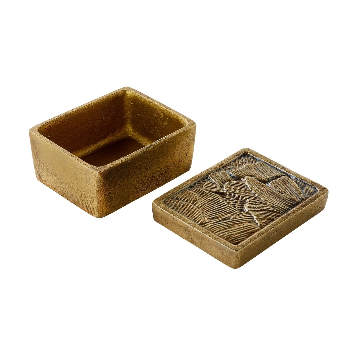 Small Bronze Flora Box