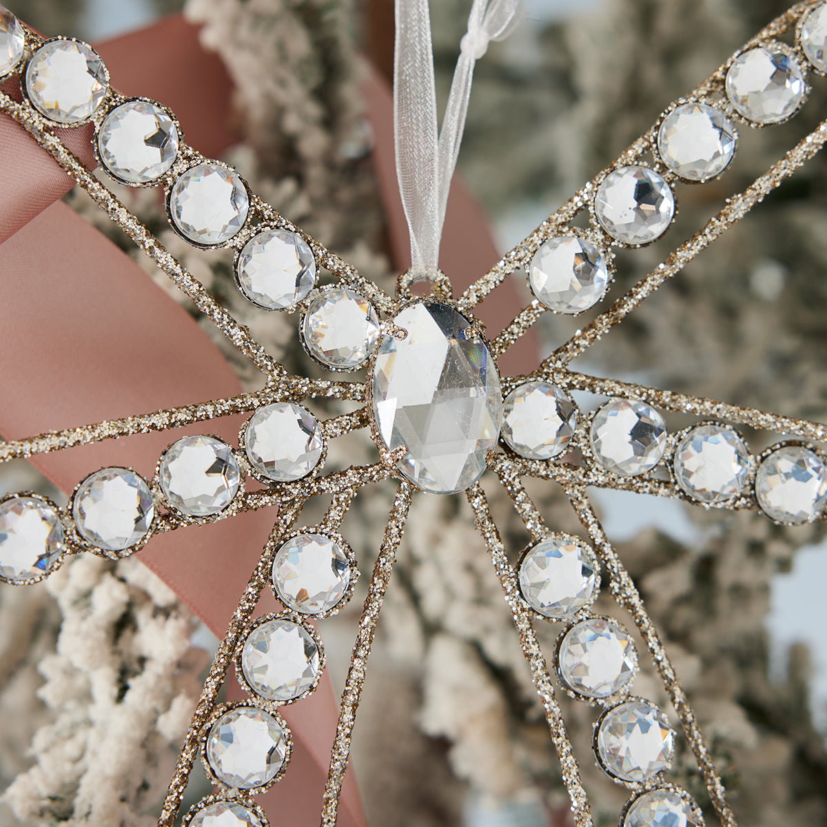 Large Bejeweled Bow Ornament