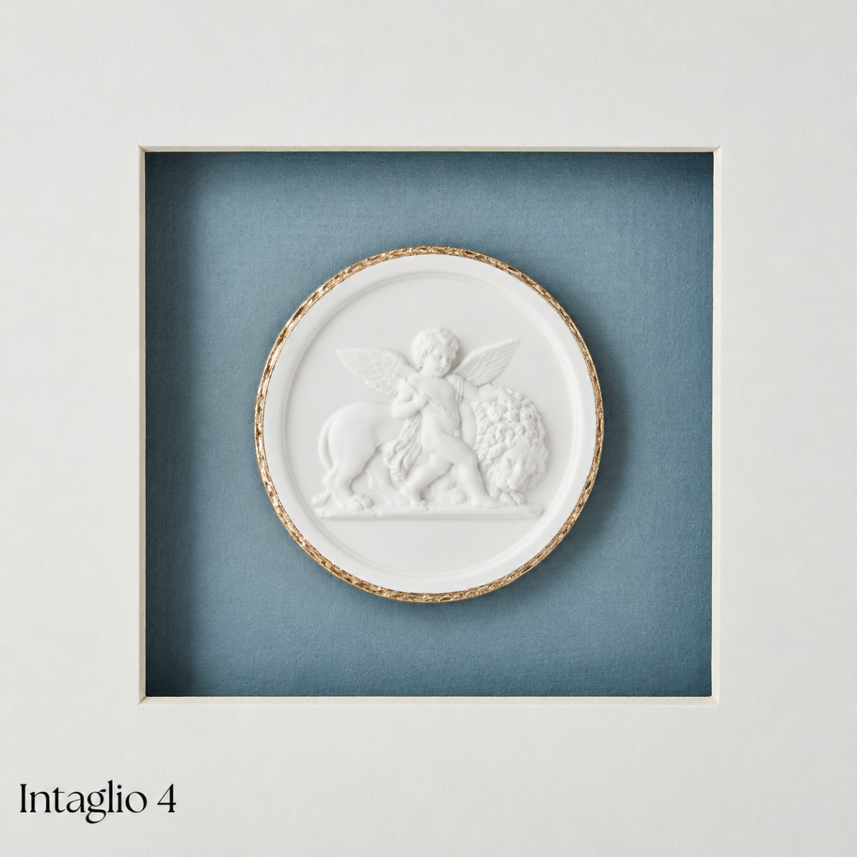 Blue Framed Intaglio