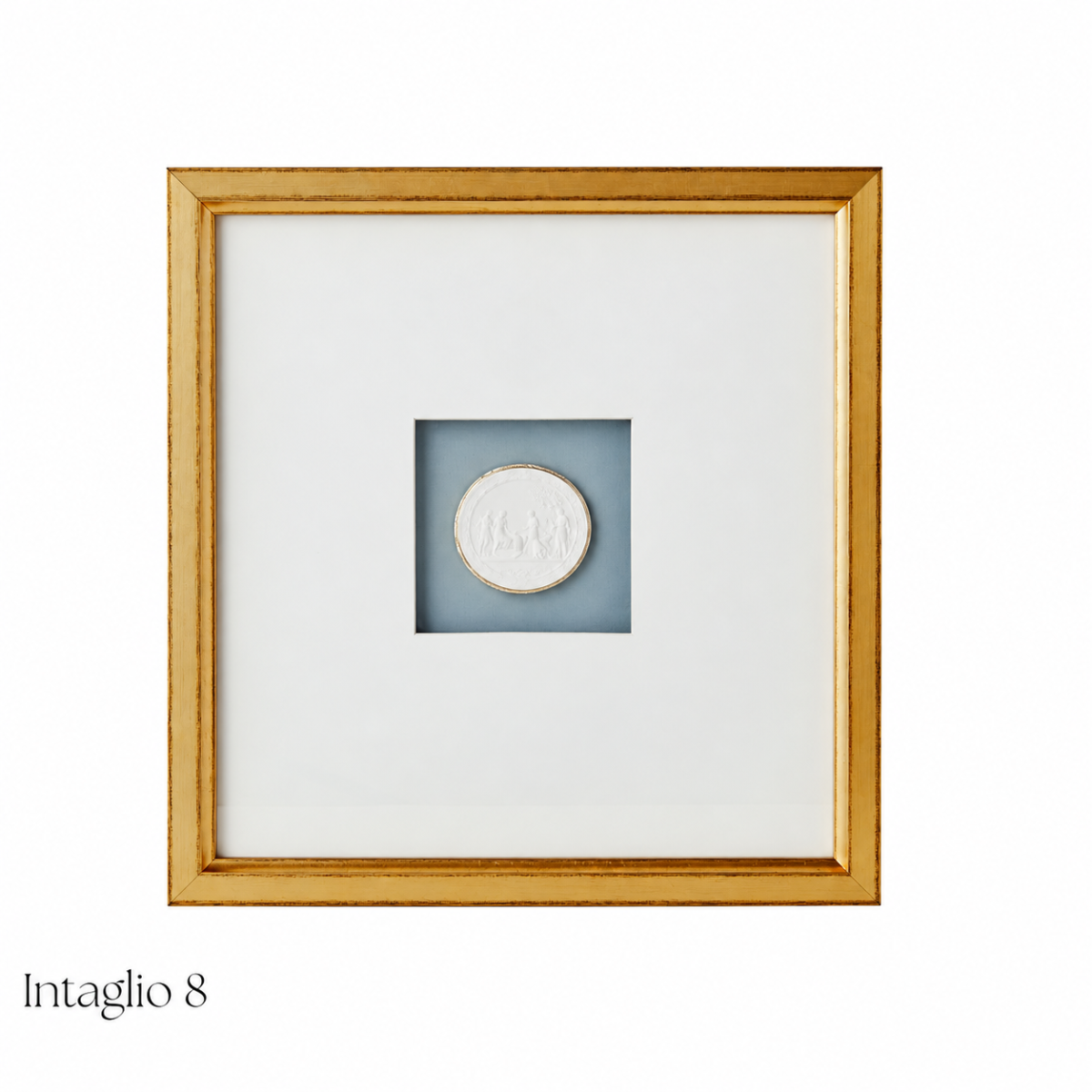 Blue Framed Intaglio