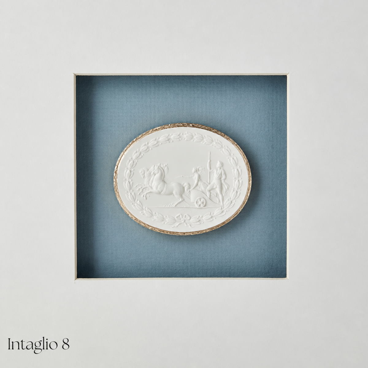 Blue Framed Intaglio