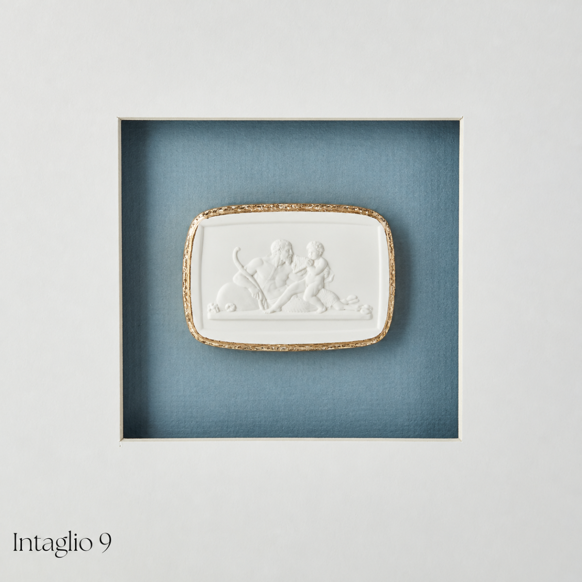 Blue Framed Intaglio