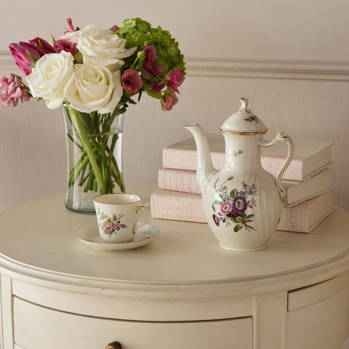Blush Grasscloth Decorative Book Set - Caitlin Wilson Design
