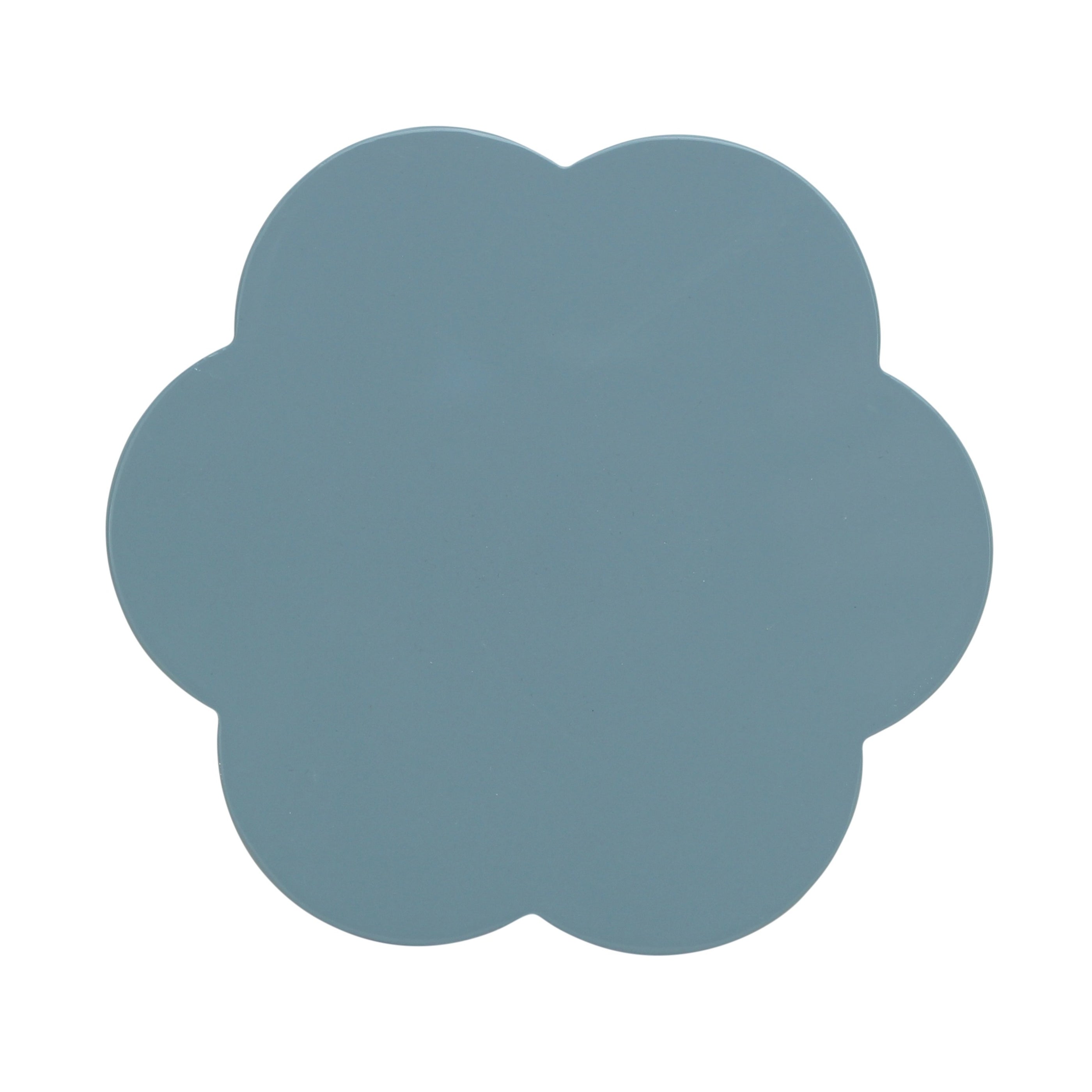 Chambray Scallop Coasters – Set of 4