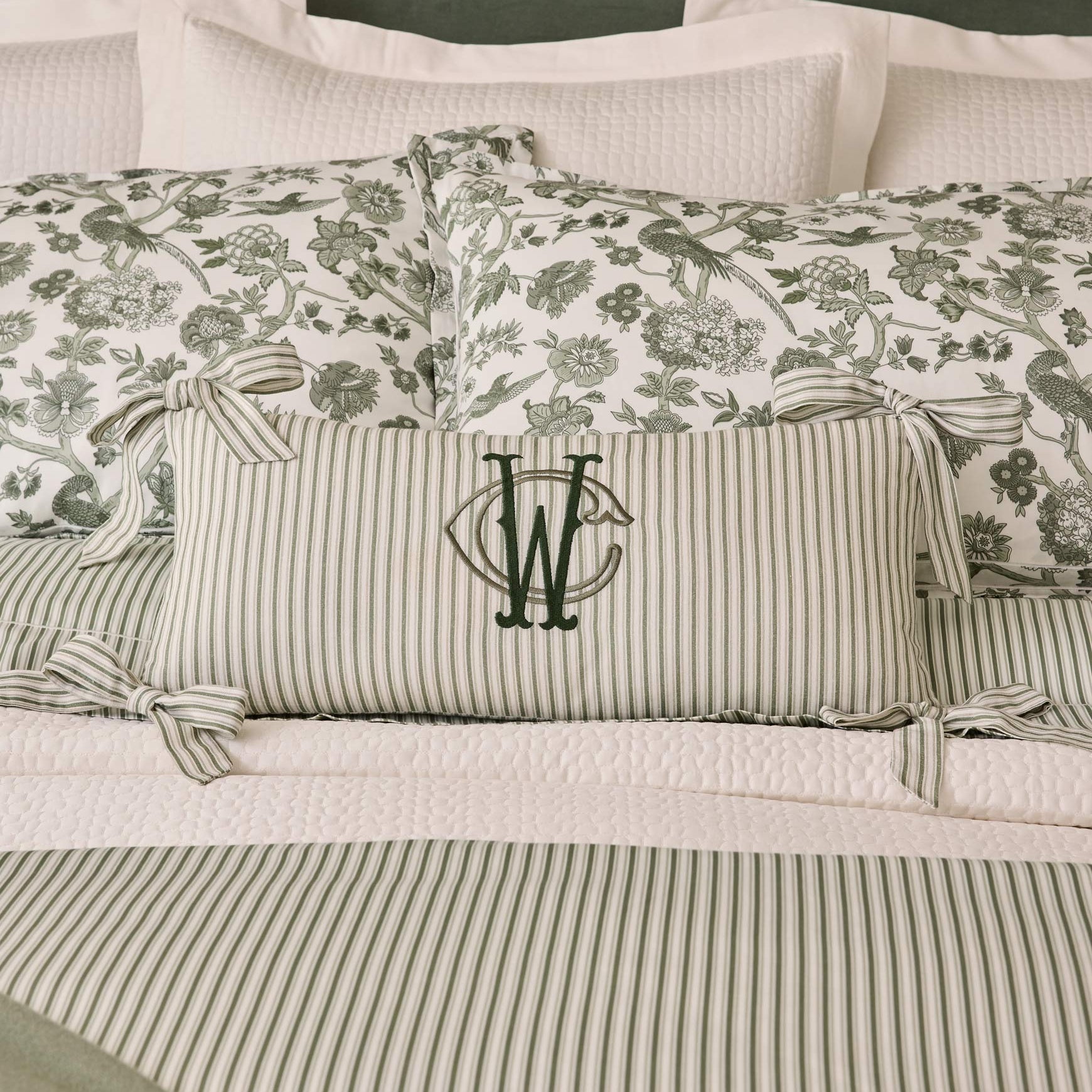 Caitlin Oblong Bow Pillow - Caitlin Wilson Design