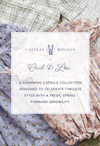 Caitlin Wilson x Cecil & Lou
We’re delighted to introduce Caitlin Wilson for Cecil & Lou: a charming capsule collection designed to celebrate timeless style with a fresh, spring-forward sensibility.